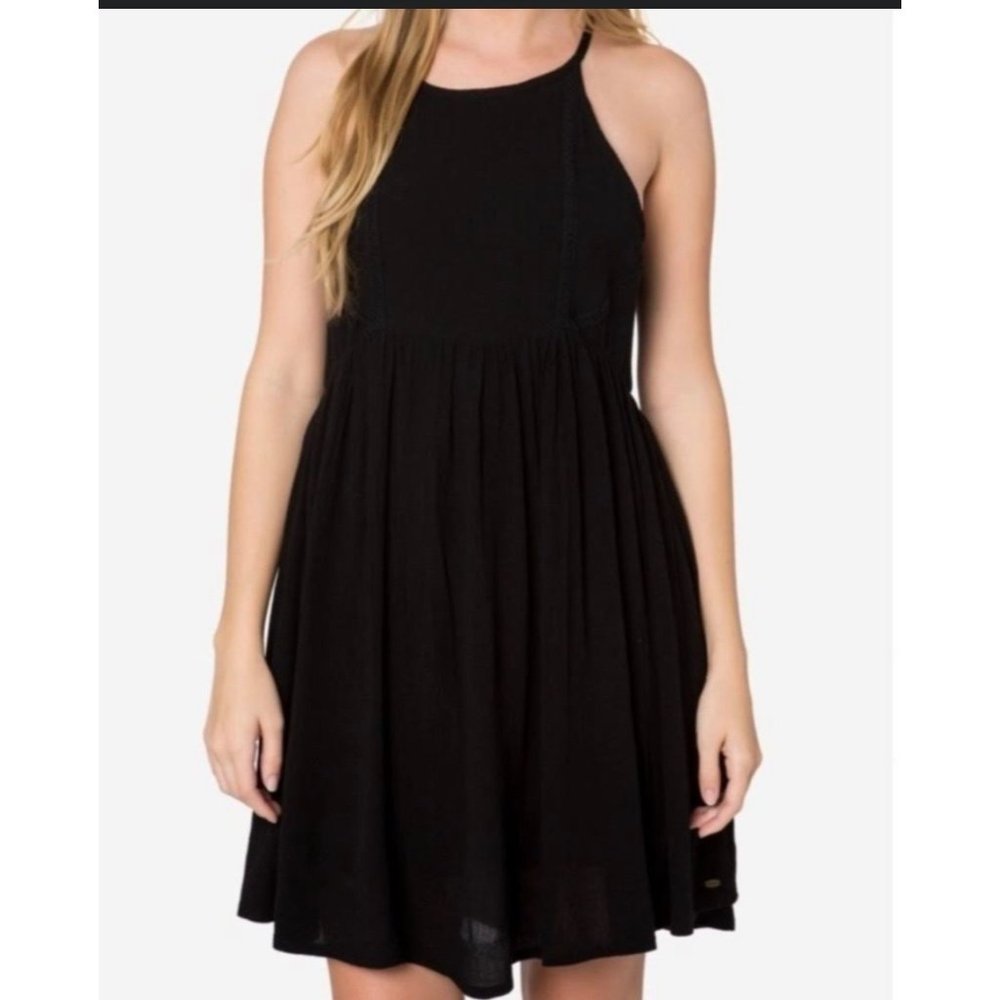 O'neill Black Marla Dress Fit and Flare Size XXS Street Wear